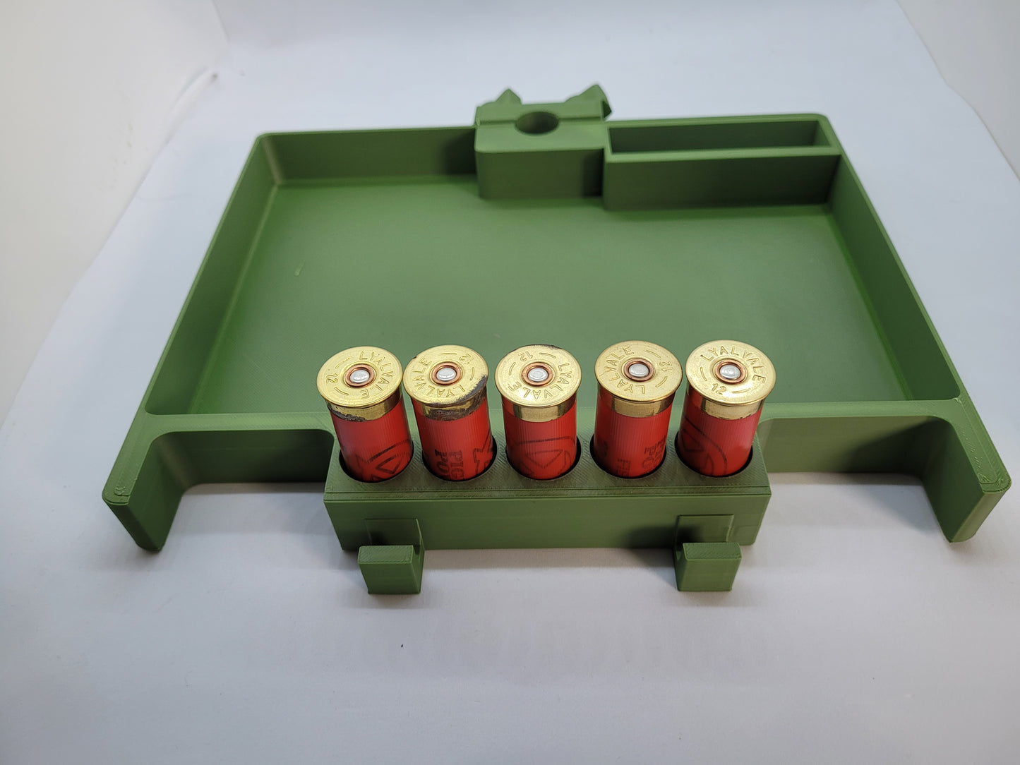 Pigeon hide tray and gun rest